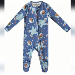 Cookie Monster - Copper Pearl Zip-Up Footie